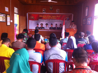 GAS-Inhil Deklarasikan Pemilu 2019 Aman, Damai, Sejuk dan Kondusif